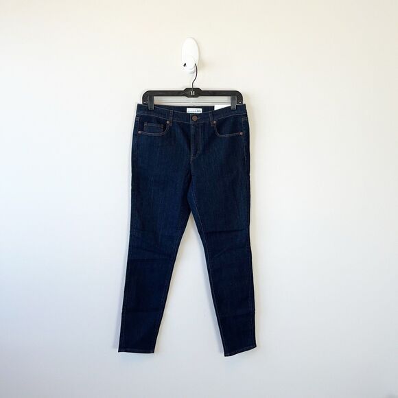 Ann Taylor Loft Modern Skinny Ankle Jeans Stretch Dark Wash Women's Sz 6/28 NWTs - Picture 1 of 10